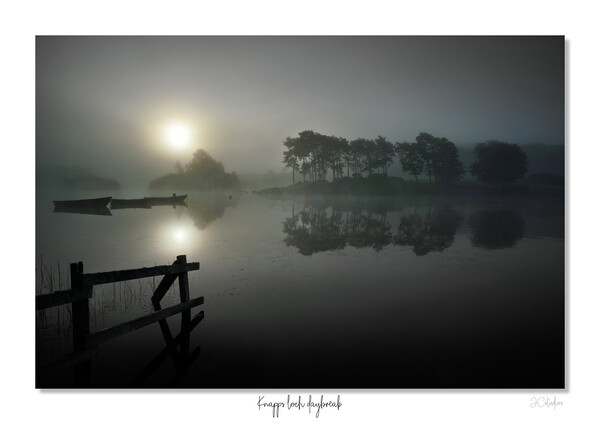 Knapps loch at dawn Picture Board by JC studios LRPS ARPS