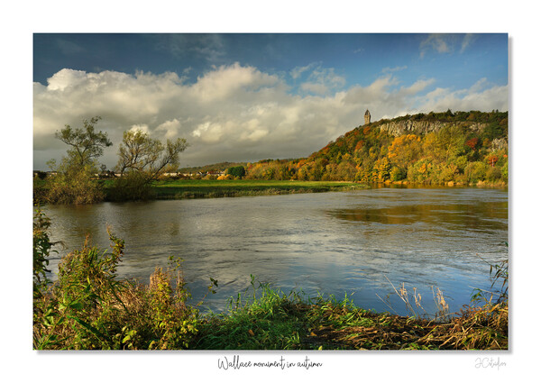 Wallace monument in autumn Picture Board by JC studios LRPS ARPS