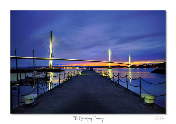 The Queensferry Crossing Scotland sunset Picture Board by JC studios LRPS ARPS