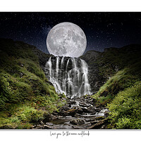 Buy canvas prints of Love you  to the moon and back, Composite Scotland Highlands by JC studios LRPS ARPS
