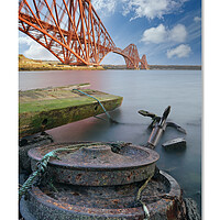 Buy canvas prints of Wheels and track. Forth rail Bridge Scotland, Scot by JC studios LRPS ARPS