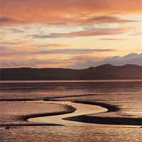 Buy canvas prints of Kingoodie Bay sunset by robert garside