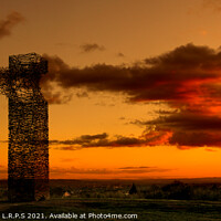 Buy canvas prints of Full Impact Airdrie Skytower  by Lady Debra Bowers L.R.P.S