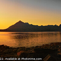 Buy canvas prints of Elgol at Sunset  by Lady Debra Bowers L.R.P.S