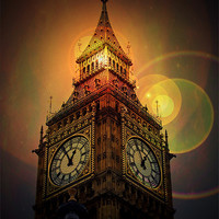 Buy canvas prints of Big Ben Clock by Lady Debra Bowers L.R.P.S