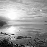 Buy canvas prints of  Carron Valley in Black & White  by Lady Debra Bowers L.R.P.S