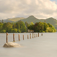 Buy canvas prints of Derwent Water Boat House  by Lady Debra Bowers L.R.P.S