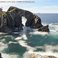 Buy canvas prints of Stac a’ Phris Arch by Lady Debra Bowers L.R.P.S