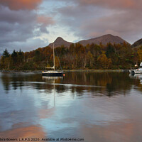 Buy canvas prints of Sunset Pap of Glencoe  by Lady Debra Bowers L.R.P.S