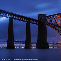 Buy canvas prints of Forth Rail  Bridge Scotland  by Lady Debra Bowers L.R.P.S