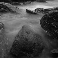 Buy canvas prints of Misty Rock by Stephen Walters