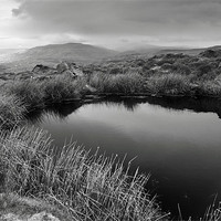 Buy canvas prints of the black mountains brecon beacons wales by simon powell