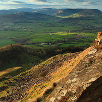 Buy canvas prints of hatteral hill black mountains brecon beacon wales by simon powell