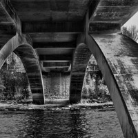 Buy canvas prints of Under Garrion Bridge by Tommy Reilly