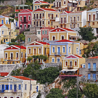 Buy canvas prints of Symi island Greece II by Jeff Hardwick