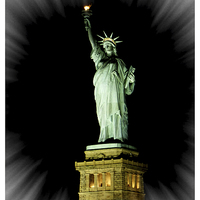 Buy canvas prints of Statue of Liberty NYC by Jeff Hardwick