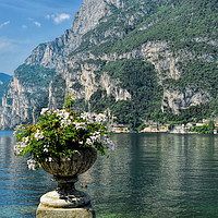 Buy canvas prints of Lake Garda Italy by Jeff Hardwick