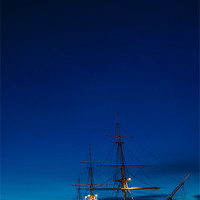 Buy canvas prints of HMS WARRIOR by michael rutter