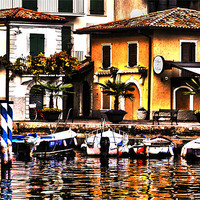 Buy canvas prints of Riva Del Garda by Matthew Laming