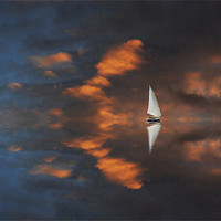 Buy canvas prints of Sail Boat by Matthew Laming