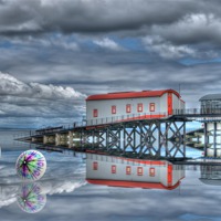 Buy canvas prints of Lifeboat House And Cones by Steve Purnell