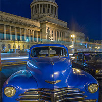 Buy canvas prints of Cuba By Night by Spencer Burrows
