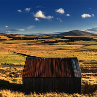 Buy canvas prints of Shed with a View by Douglas McMann