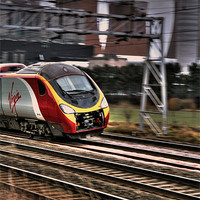 Buy canvas prints of High speed power by Chris Goring