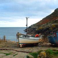 Buy canvas prints of Penberth landing by Carol Young