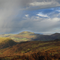 Buy canvas prints of The Long Mynd by Carol Young