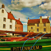 Buy canvas prints of The Gyles - Pittenweem by Bob Legg