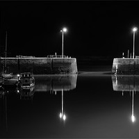 Buy canvas prints of Anstruther harbour nights by Bob Legg