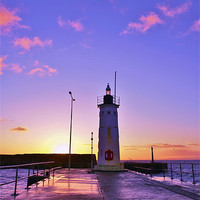 Buy canvas prints of Anstruther Lighthouse by Bob Legg