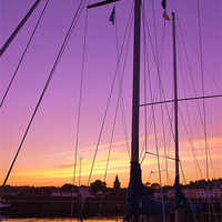 Buy canvas prints of Anstruther rigging by Bob Legg