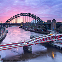Buy canvas prints of Colour on the Tyne by Neil Coleran
