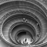Buy canvas prints of Vatican Spiral by Ian Young