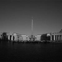 Buy canvas prints of St Peters Square Roma by Ian Young
