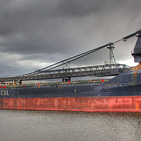 Buy canvas prints of   CSL Thames outbound River Clyde by Douglas Clark