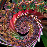 Buy canvas prints of Whole Lotta Rosie by Abstract  Fractal Fantasy