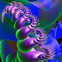 Buy canvas prints of Cockles and Mussels by Abstract  Fractal Fantasy