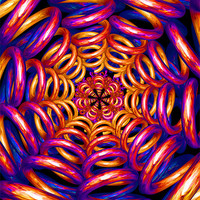 Buy canvas prints of Tunnel of love by Abstract  Fractal Fantasy