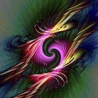 Buy canvas prints of Tail Sting by Abstract  Fractal Fantasy