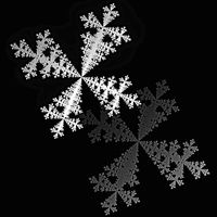 Buy canvas prints of Snow Flakes by Abstract  Fractal Fantasy