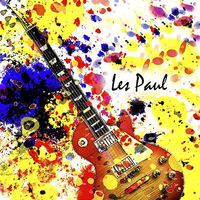 Buy canvas prints of Les Paul Retro by Abstract  Fractal Fantasy