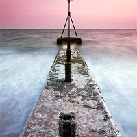 Buy canvas prints of Exmouth groyne by Jonathan Neale