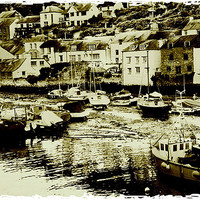 Buy canvas prints of Cornish Harbour by paolo d sharp