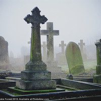 Buy canvas prints of Ethereal Graveyard by Jackie Forrest