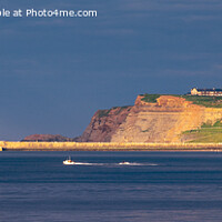 Buy canvas prints of Whitby Panoramic by Cass Castagnoli