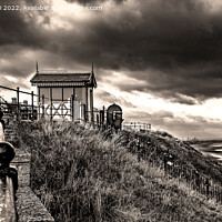 Buy canvas prints of Saltburn by the Sea - Storm Warning by Cass Castagnoli