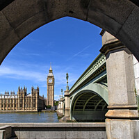 Buy canvas prints of Westminster Bridge and the Houses of Parliament by Cass Castagnoli